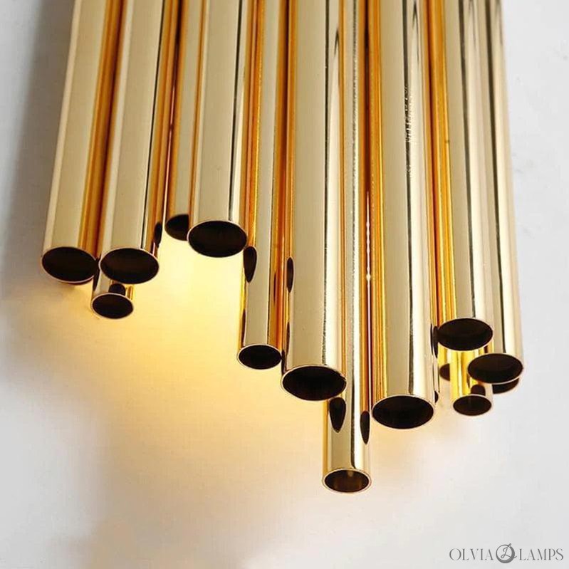 Edith Modern Gold Plated Wall Sconce - Ineffable Lighting