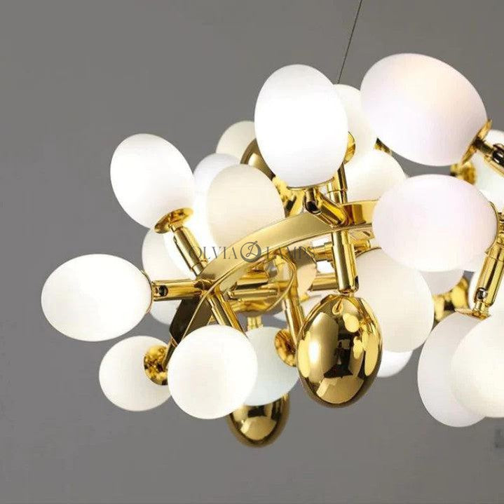 Zenora Modern Grape Round Chandelier