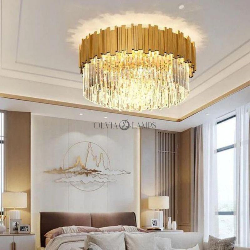 Bourbons Flush Mount Chandelier