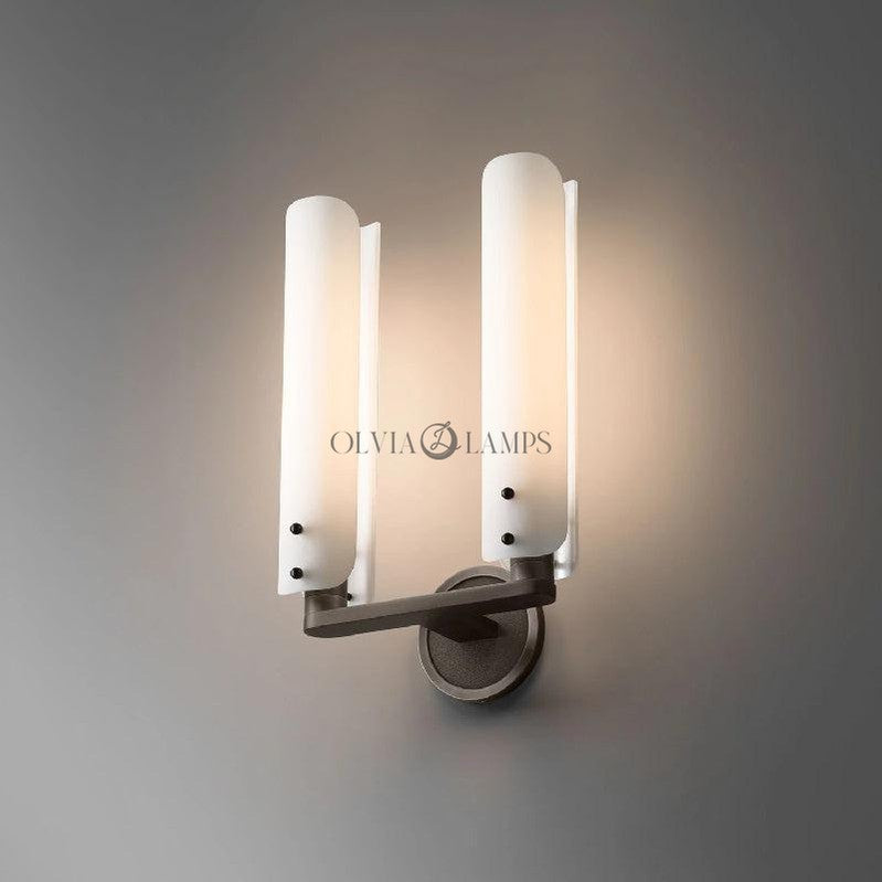 Grace Modern Double Wall Sconce - Ineffable Lighting