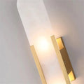 Hardy Melange Elongated Alabaster Wall Sconces