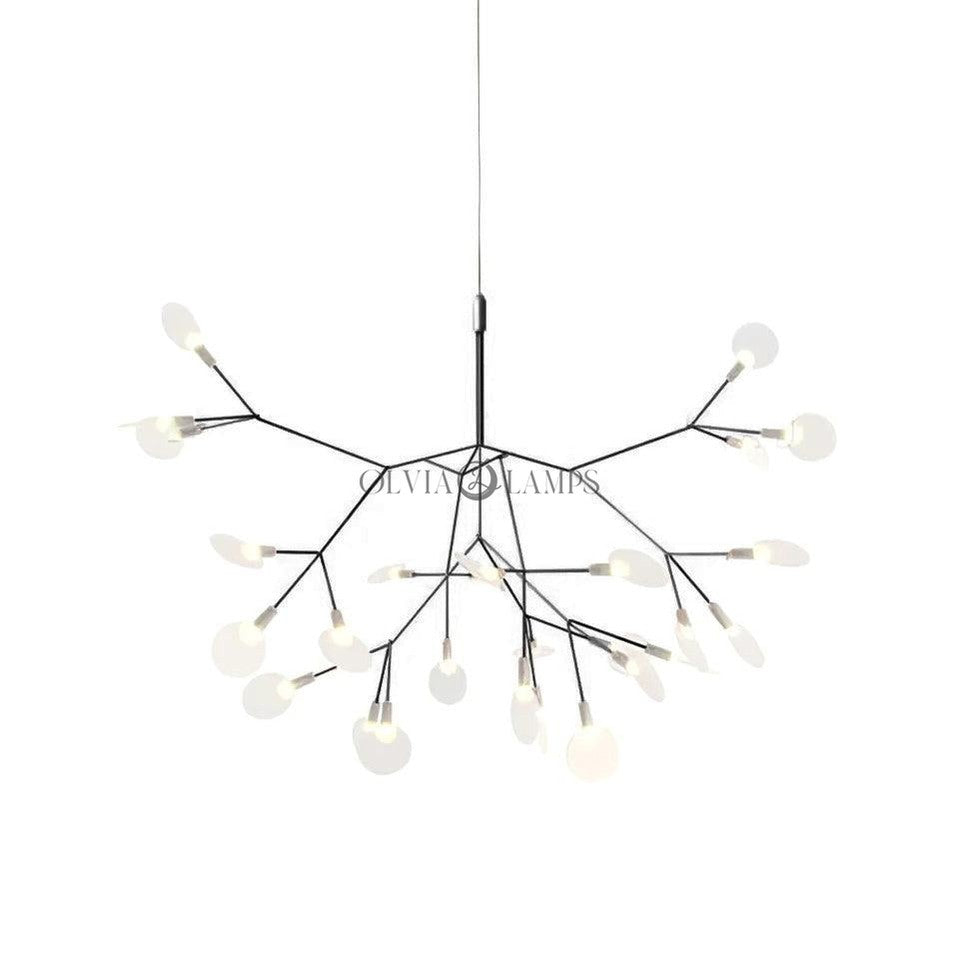 Black Heracleum Chandelier - Vakkerlight