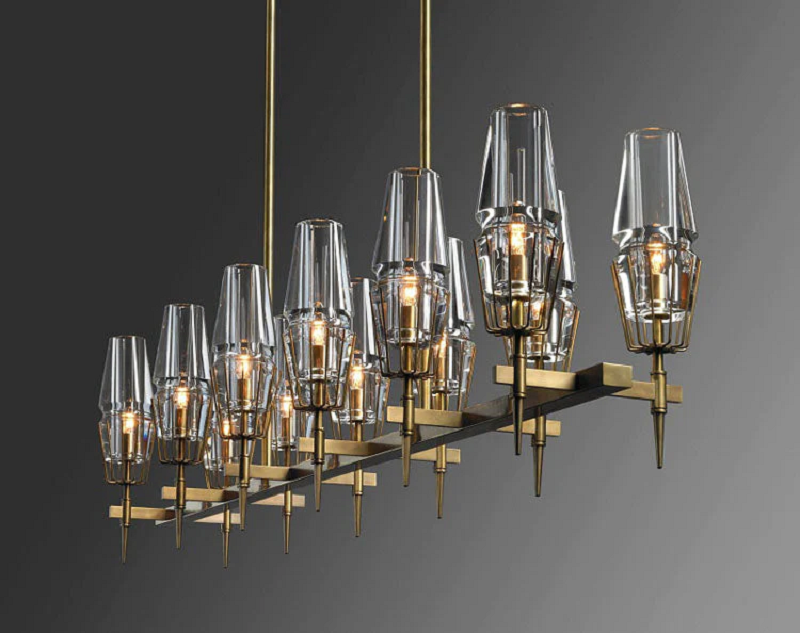 Howar Modern Chandelier - Ineffable Lighting