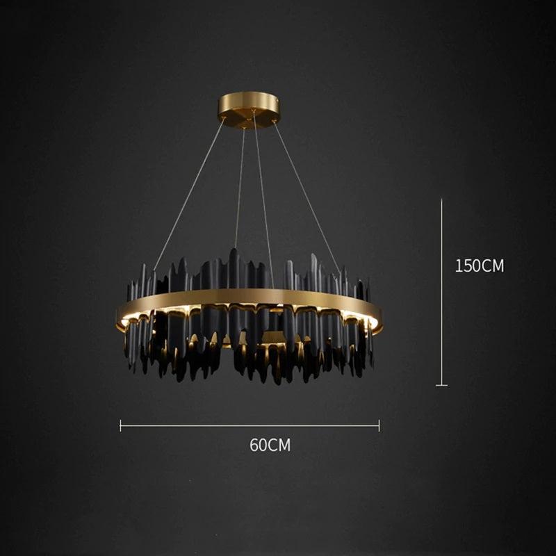 Leila Modern Ring Chandelier - Ineffable Lighting