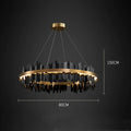 Leila Modern Ring Chandelier - Ineffable Lighting