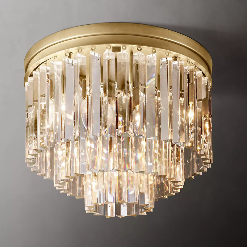 Odaon Crystal Multi-Layer Round Ceiling 20" 32"