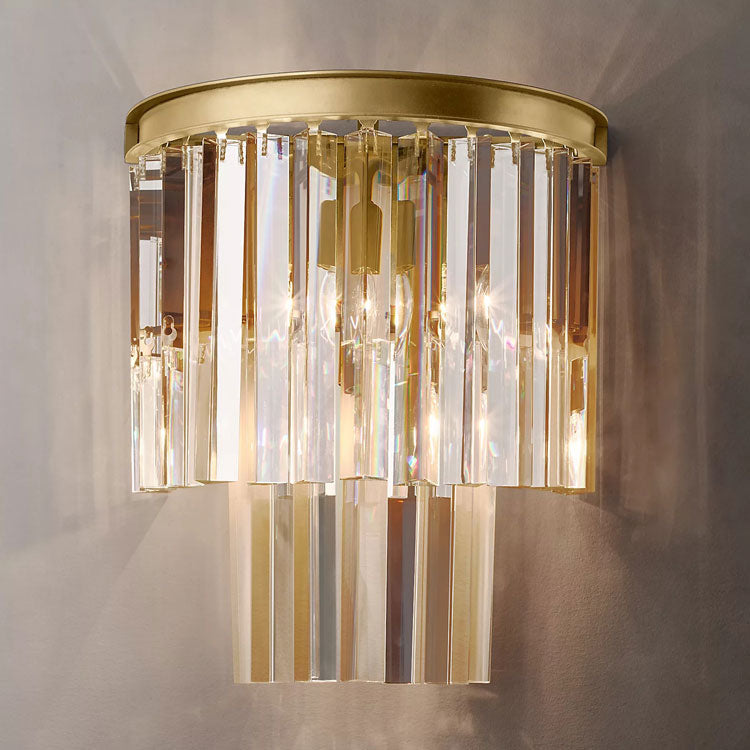 Odaon Crystal Multi-Layer Wall Sconce