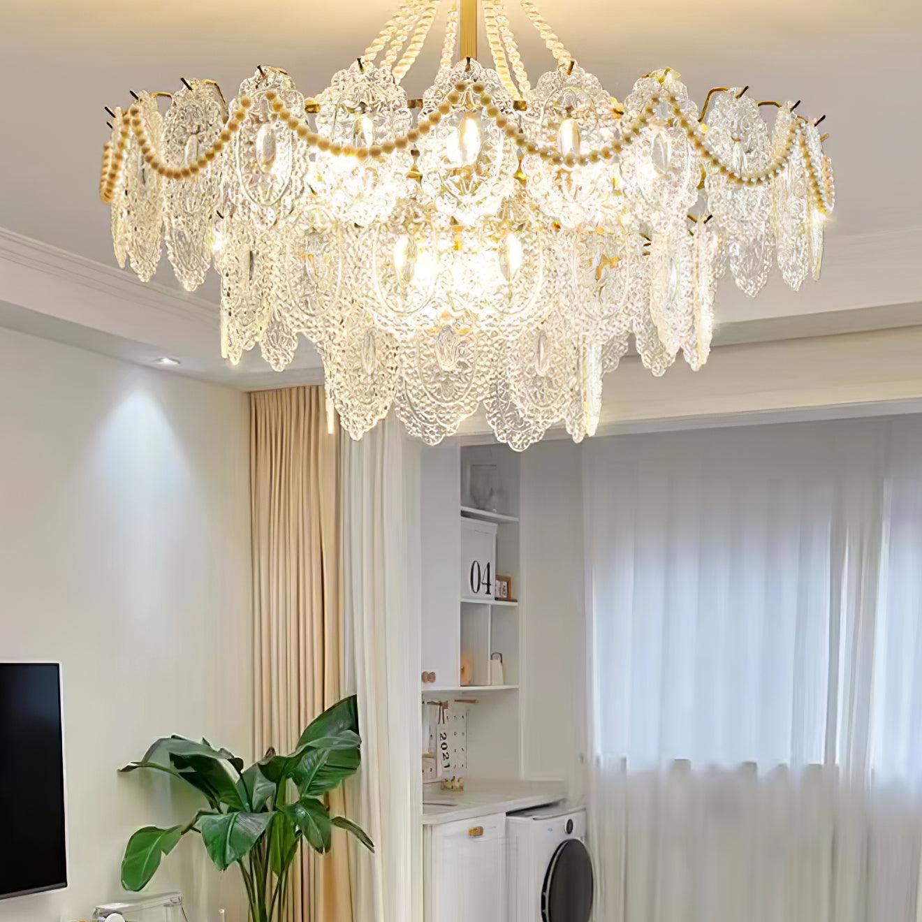 Pearls Glass Chandelier - Vakkerlight