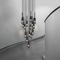 Postmodern Round Glass Chandelier - Ineffable Lighting