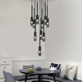 Postmodern Round Glass Chandelier - Ineffable Lighting