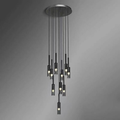 Postmodern Round Glass Chandelier - Ineffable Lighting