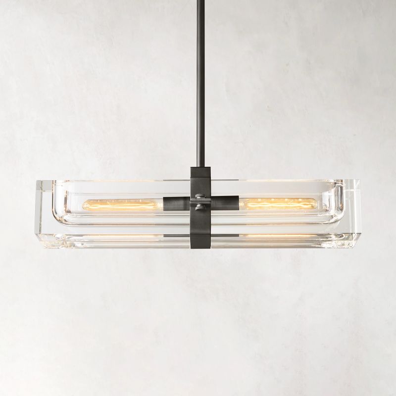 Savile Linear Chandelier 24" - thebelacan