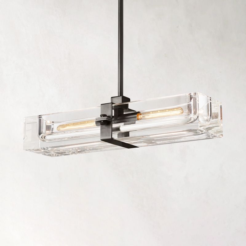 Savile Linear Chandelier 24" - thebelacan