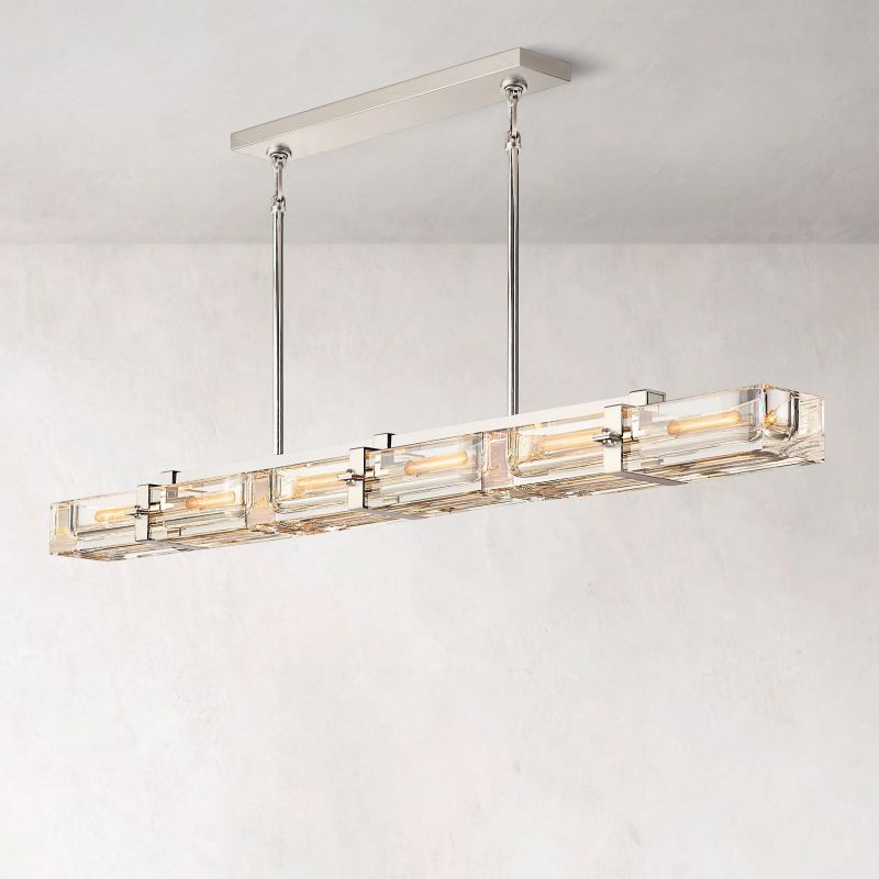 Savile Linear Chandelier 72" - thebelacan