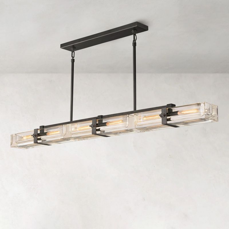 Savile Linear Chandelier 72" - thebelacan