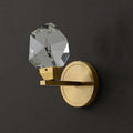 Zora Modern Faceted Crystal Wall Sconce - Ineffable Lighting