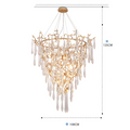 Cecily Crystal Branch Chandelier H 53.15