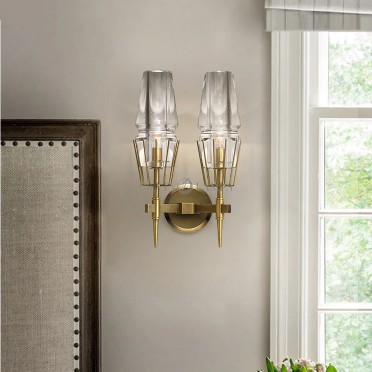 Howar Modern Double Wall Sconce - Ineffable Lighting