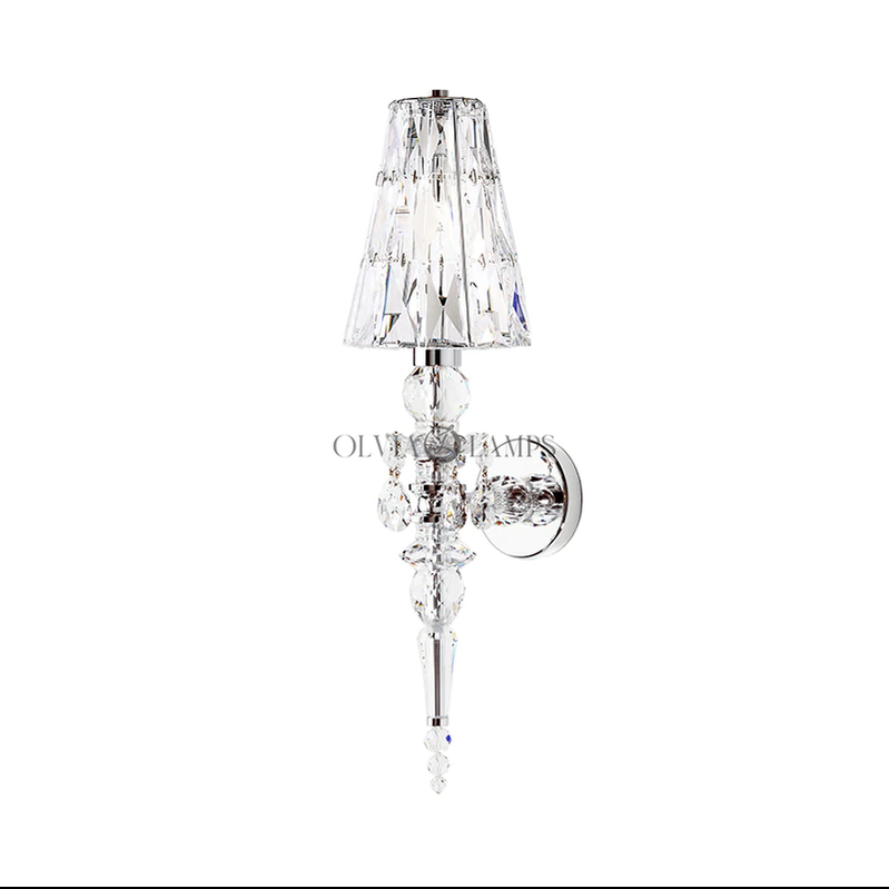 Lydia Crystal Wall Sconce - Ineffable Lighting