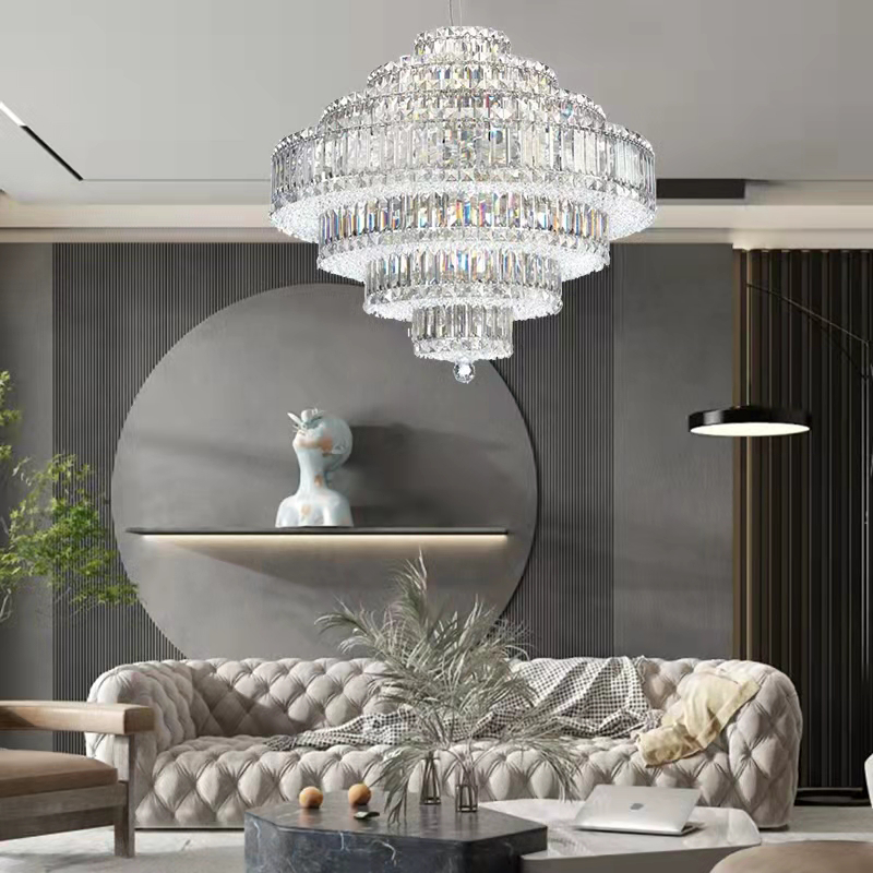 Harriet Modern Luxury Multi-layer Crystal Chandelier - Ineffable Lighting