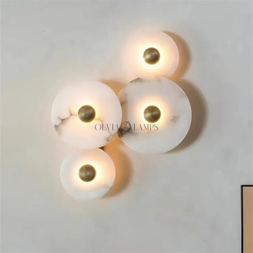 Natural Marble Wall Sconce