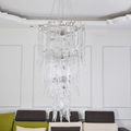 Luxury Crystal Branch Chandelier For Staircase - Ineffable Lighting