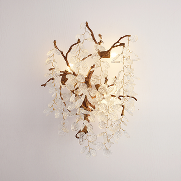 Thirza Branch Crystal Wall Sconce - Ineffable Lighting