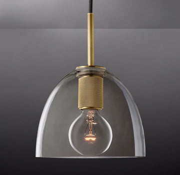 Luxury Utilitaive Cloche Shade Pendant