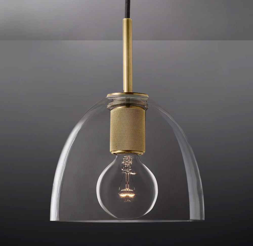 Luxury Utilitaive Cloche Shade Pendant