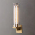 Luxury Crystal Glass Wall Sconce Savile Round Linear Wall Sconce